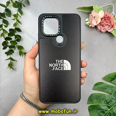 قاب گوشی Redmi A1 Plus - Redmi A2 Plus - Poco C50 شیائومی پشت گلس آینه ای اورجینال CASETIFY طرح The North Face کد 15231