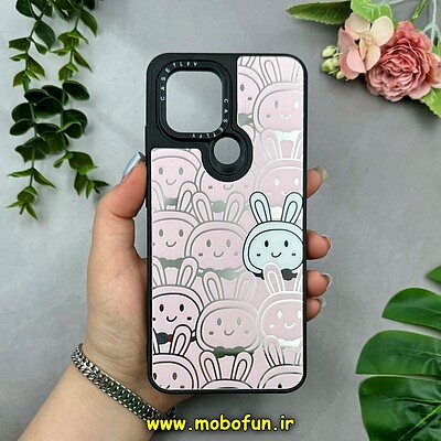 قاب گوشی Redmi A1 Plus - Redmi A2 Plus - Poco C50 شیائومی پشت گلس آینه ای اورجینال CASETIFY طرح خرگوش کد 15232