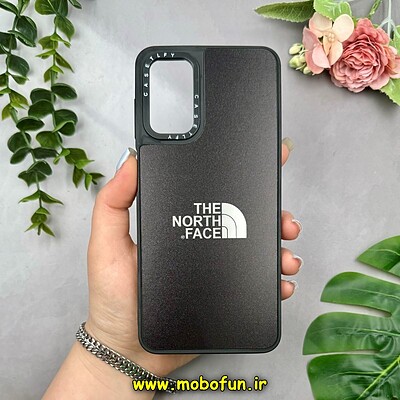 قاب گوشی Galaxy A13 4G - Galaxy A04S سامسونگ پشت گلس آینه ای اورجینال CASETIFY طرح The North Face کد 15236