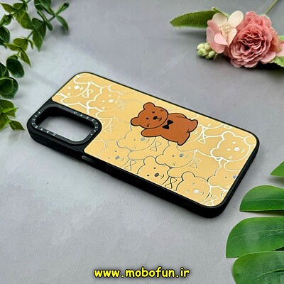 قاب گوشی Galaxy A24 سامسونگ پشت گلس آینه ای اورجینال CASETIFY طرح تدی کد 15249