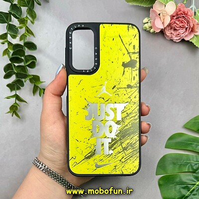 قاب گوشی Galaxy A24 سامسونگ پشت گلس آینه ای اورجینال CASETIFY طرح Just Do It کد 15250