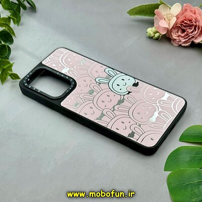 قاب گوشی Galaxy A33 سامسونگ پشت گلس آینه ای اورجینال CASETIFY طرح خرگوش کد 15260