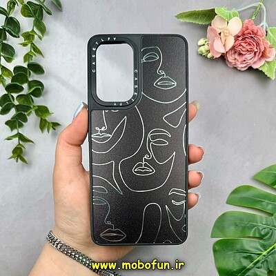 قاب گوشی Galaxy A53 سامسونگ پشت گلس آینه ای اورجینال CASETIFY طرح هنر کد 15270