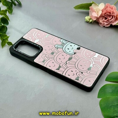 قاب گوشی Galaxy A53 سامسونگ پشت گلس آینه ای اورجینال CASETIFY طرح خرگوش کد 15271