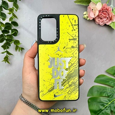 قاب گوشی Galaxy A53 سامسونگ پشت گلس آینه ای اورجینال CASETIFY طرح Just Do It کد 15274