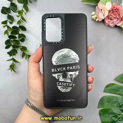 قاب گوشی Galaxy A72 سامسونگ پشت گلس آینه ای اورجینال CASETIFY طرح اسکلت کد 15279