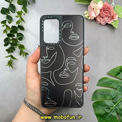 قاب گوشی Galaxy A72 سامسونگ پشت گلس آینه ای اورجینال CASETIFY طرح هنر کد 15280