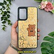 قاب گوشی Galaxy A72 سامسونگ پشت گلس آینه ای اورجینال CASETIFY طرح تدی کد 15282