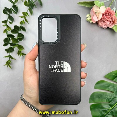 قاب گوشی Galaxy A73 سامسونگ پشت گلس آینه ای اورجینال CASETIFY طرح The North Face کد 15283