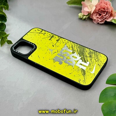 قاب گوشی iPhone 11 آیفون پشت گلس آینه ای اورجینال CASETIFY طرح Just Do It کد 15289