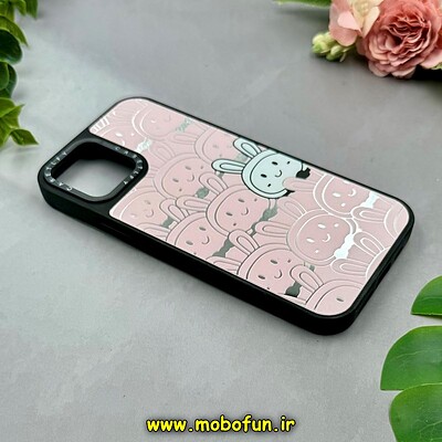 قاب گوشی iPhone 12 - iPhone 12 Pro آیفون پشت گلس آینه ای اورجینال CASETIFY طرح خرگوش کد 15298