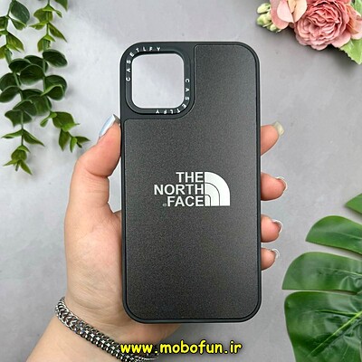 قاب گوشی iPhone 12 - iPhone 12 Pro آیفون پشت گلس آینه ای اورجینال CASETIFY طرح The North Face  کد 15300