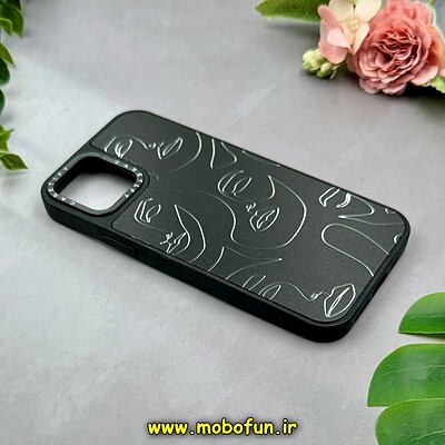 قاب گوشی iPhone 12 - iPhone 12 Pro آیفون پشت گلس آینه ای اورجینال CASETIFY طرح هنر کد 15302