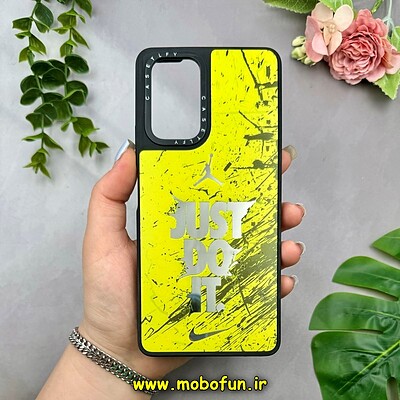 قاب گوشی Redmi Note 10 Pro 4G - Redmi Note 10 Pro Max شیائومی پشت گلس آینه ای اورجینال CASETIFY طرح Just Do It کد 15317