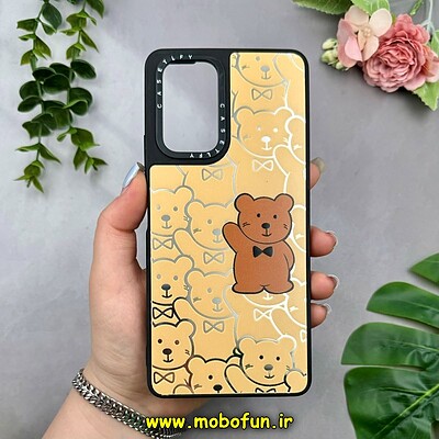 قاب گوشی Redmi Note 10 Pro 4G - Redmi Note 10 Pro Max شیائومی پشت گلس آینه ای اورجینال CASETIFY طرح تدی کد 15318