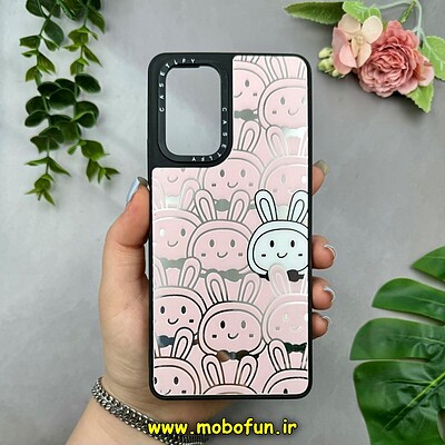 قاب گوشی Redmi Note 10 Pro 4G - Redmi Note 10 Pro Max شیائومی پشت گلس آینه ای اورجینال CASETIFY طرح خرگوش کد 15320