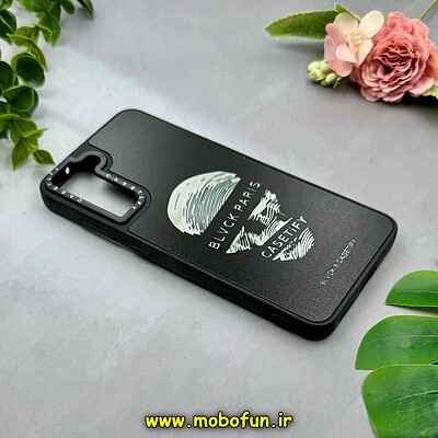 قاب گوشی Galaxy S21 FE سامسونگ پشت گلس آینه ای اورجینال CASETIFY طرح اسکلت کد 15337