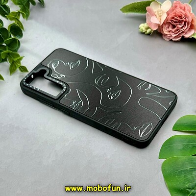 قاب گوشی Galaxy S21 FE سامسونگ پشت گلس آینه ای اورجینال CASETIFY طرح هنر کد 15338