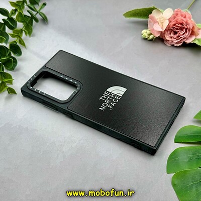 قاب گوشی Galaxy S22 Ultra سامسونگ پشت گلس آینه ای اورجینال CASETIFY طرح The North Face کد 15339