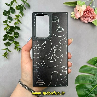 قاب گوشی Galaxy S22 Ultra سامسونگ پشت گلس آینه ای اورجینال CASETIFY طرح هنر کد 15341