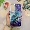 قاب گوشی Galaxy A05S سامسونگ اورجینال فانتزی سخت MORE لیزری کرومی طرح گل کد 15628