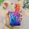 قاب گوشی Galaxy A15 سامسونگ اورجینال فانتزی سخت MORE لیزری کرومی طرح پروانه ای کد 15640