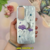 قاب گوشی Galaxy A15 سامسونگ اورجینال فانتزی سخت MORE لیزری کرومی طرح ابر و ماه کد 15645