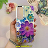 قاب گوشی Galaxy A25 سامسونگ اورجینال فانتزی سخت MORE لیزری کرومی طرح گل کد 15648
