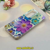 قاب گوشی Galaxy A25 سامسونگ اورجینال فانتزی سخت MORE لیزری کرومی طرح گل کد 15648