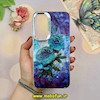 قاب گوشی Galaxy A35 سامسونگ اورجینال فانتزی سخت MORE لیزری کرومی طرح گل کد 15672