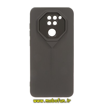 قاب گوشی Redmi Note 9 شیائومی Porsche Design سیلیکونی ژله ای محافظ لنز دار خاکستری کد 29379