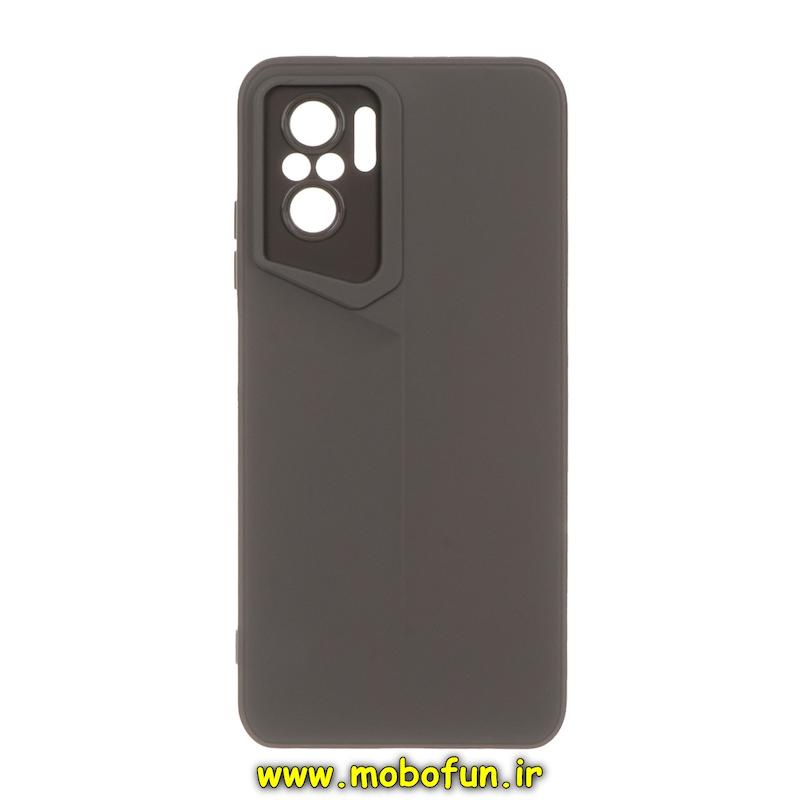 قاب گوشی Redmi Note 10 4G - Redmi Note 10s - Poco M5S شیائومی Porsche Design سیلیکونی ژله ای محافظ لنز دار خاکستری کد 29408