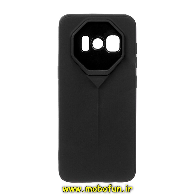 قاب گوشی Galaxy S8 Plus سامسونگ Porsche Design سیلیکونی ژله ای محافظ لنز دار مشکی کد 29451