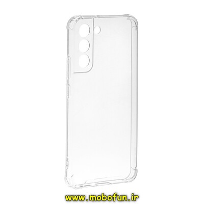 قاب گوشی Galaxy S22 Plus سامسونگ طرح ژله ای شفاف بی رنگ ایربگ دار کپسولی محافظ لنز دار کد 29452