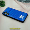قاب گوشی Galaxy A15 سامسونگ پافر چرمی فانتزی Hard محافظ لنز دار طرح Adidas کد 16030