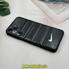 قاب گوشی Galaxy A24 سامسونگ پافر چرمی فانتزی Hard محافظ لنز دار طرح NIKE مشکی کد 16034