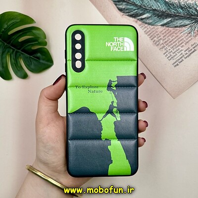 قاب گوشی Galaxy A30S - Galaxy A50S - Galaxy A50 سامسونگ پافر چرمی فانتزی Hard محافظ لنز دار طرح The North Face کد 16038