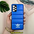 قاب گوشی Galaxy A32 4G سامسونگ پافر چرمی فانتزی Hard محافظ لنز دار طرح Adidas کد 16046