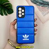 قاب گوشی Galaxy A33 سامسونگ پافر چرمی فانتزی Hard محافظ لنز دار طرح Adidas کد 16049