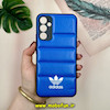 قاب گوشی Galaxy A34 سامسونگ پافر چرمی فانتزی Hard محافظ لنز دار طرح Adidas کد 16053