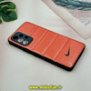 قاب گوشی Galaxy A53 سامسونگ پافر چرمی فانتزی Hard محافظ لنز دار طرح NIKE نارنجی کد 16064