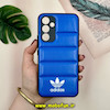 قاب گوشی Galaxy A54 سامسونگ پافر چرمی فانتزی Hard محافظ لنز دار طرح Adidas کد 16070