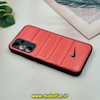 قاب گوشی Galaxy A54 سامسونگ پافر چرمی فانتزی Hard محافظ لنز دار طرح NIKE نارنجی کد 16072