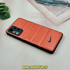 قاب گوشی Galaxy A72 سامسونگ پافر چرمی فانتزی Hard محافظ لنز دار طرح NIKE نارنجی کد 16076