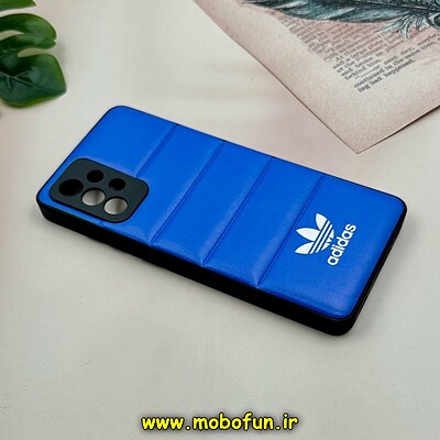 قاب گوشی Galaxy A72 سامسونگ پافر چرمی فانتزی Hard محافظ لنز دار طرح Adidas کد 16078