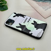 قاب گوشی iPhone 11 آیفون پافر چرمی فانتزی Hard محافظ لنز دار طرح خرگوش Happy کد 16088