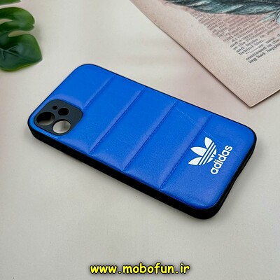 قاب گوشی iPhone 11 آیفون پافر چرمی فانتزی Hard محافظ لنز دار طرح Adidas کد 16089