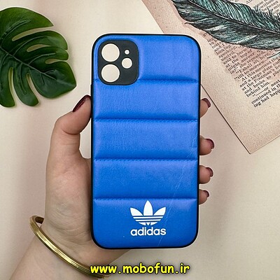 قاب گوشی iPhone 11 آیفون پافر چرمی فانتزی Hard محافظ لنز دار طرح Adidas کد 16089