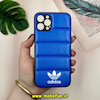 قاب گوشی iPhone 12 Pro آیفون پافر چرمی فانتزی Hard محافظ لنز دار طرح Adidas کد 16100