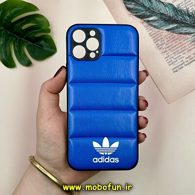 قاب گوشی iPhone 12 Pro آیفون پافر چرمی فانتزی Hard محافظ لنز دار طرح Adidas کد 16100